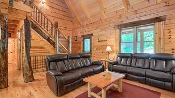 Televisión, chimenea