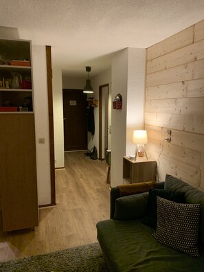Fernseher, DVD-Player, Bücher