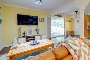 Een smart-tv en een printer