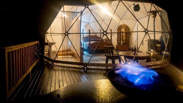 Luxury Tent | Bed sheets - Lunamaluk Glamping By Rotamundos (San Francisco)