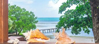 Beachfront Casita with Spectacular Ocean views in Roatan!