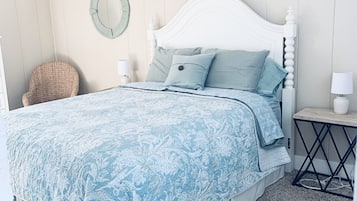 2 slaapkamers, een strijkplank/strijkijzer, wifi, beddengoed