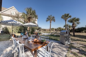 Grill up some dinner on the patio