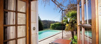 Hilltop Mansion with Pool