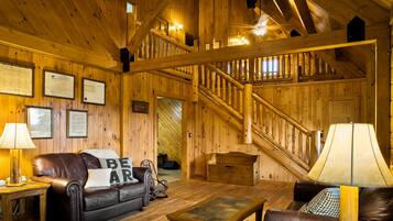 TV, fireplace, DVD player, table football