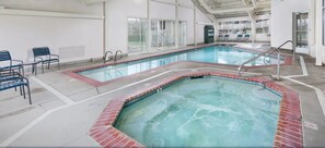 Indoor pool, outdoor pool