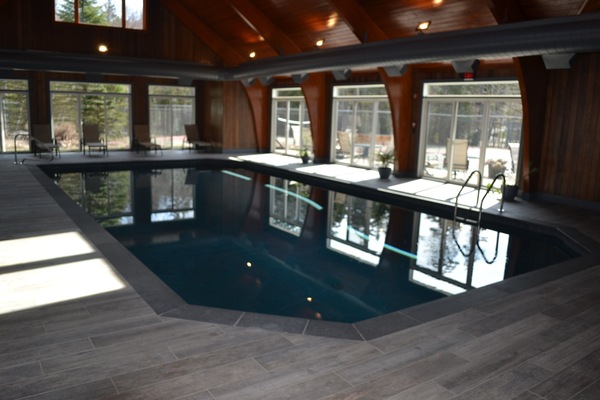 Indoor pool, a heated pool