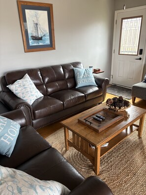 Smart TV, fireplace, video games, table football