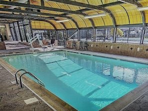 Indoor pool, outdoor pool