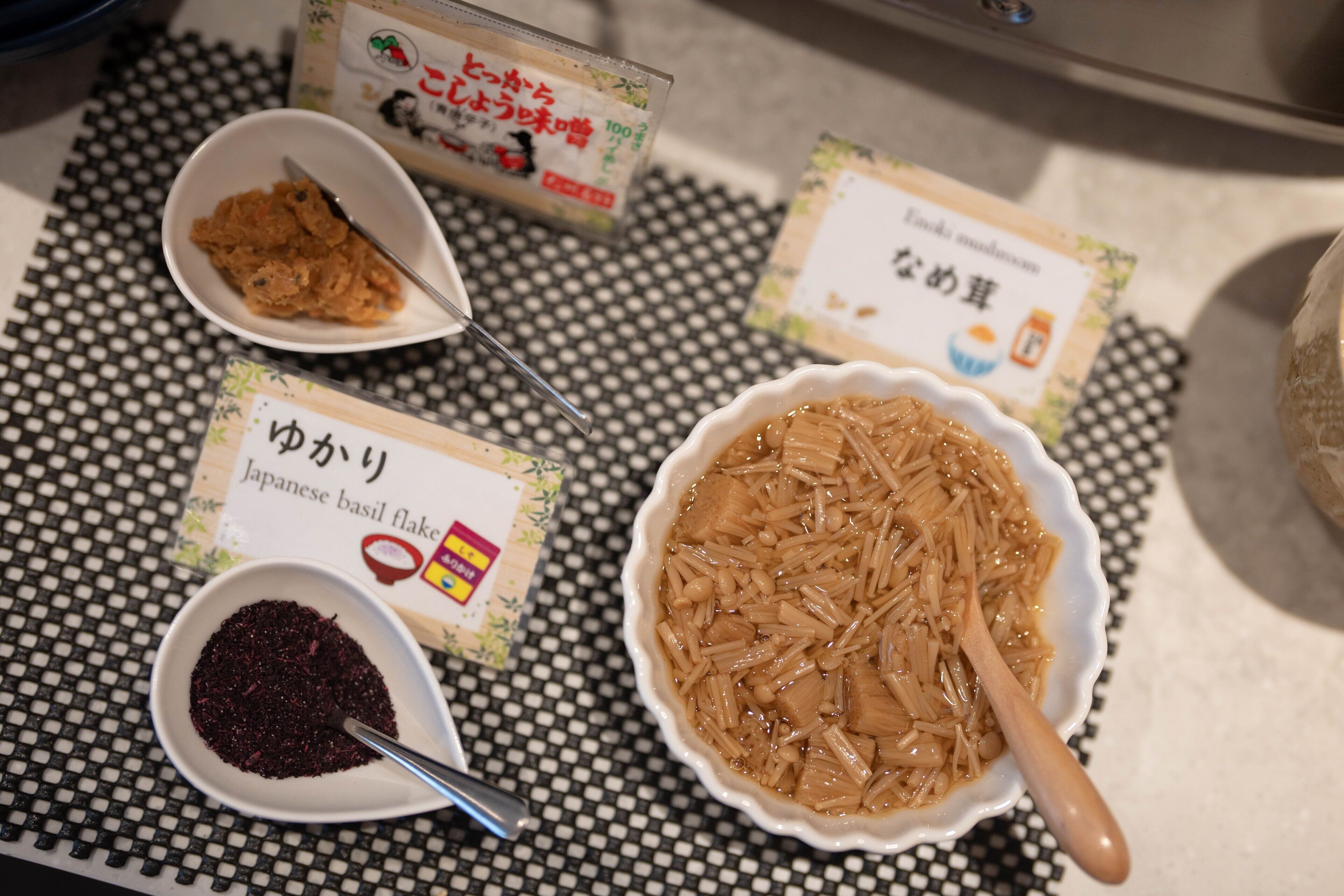 뷔페 아침 식사