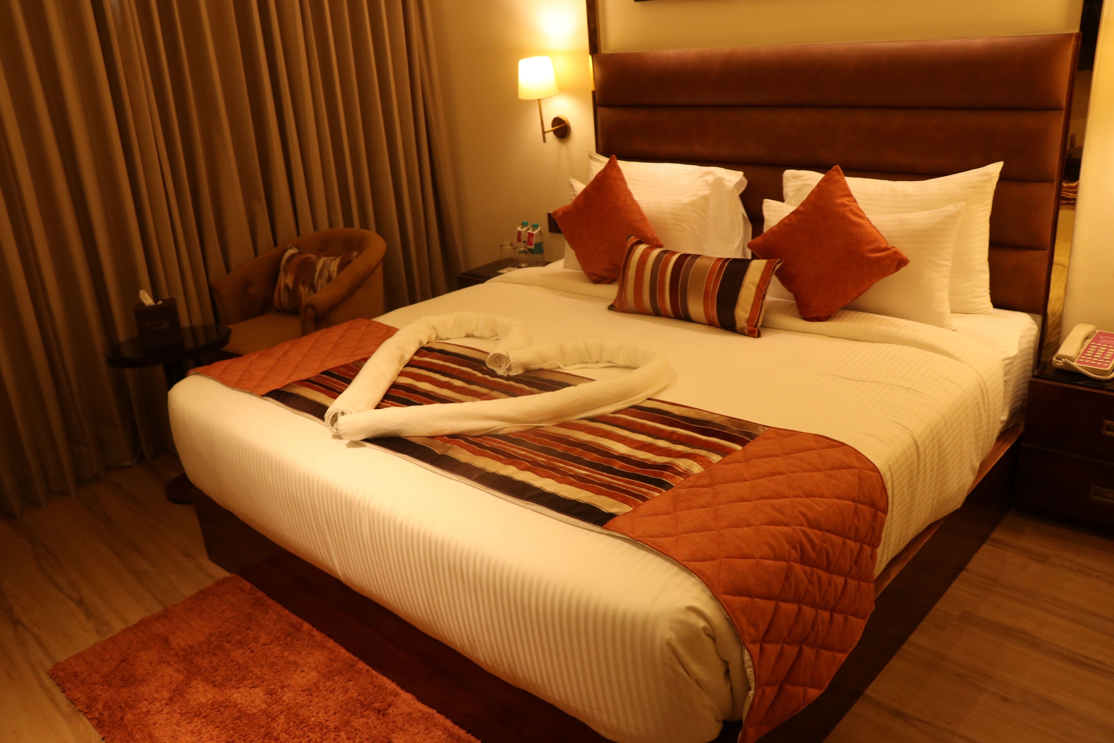 premium double room | 1 bedroom, minibar, in-room safe, desk