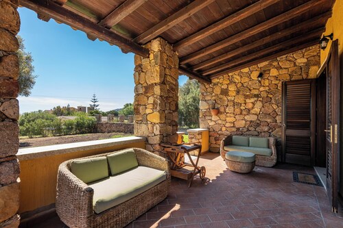 Villa “Licia San Pietro” with Sea View, Wi-Fi, Air Conditioning, Terrace & Garden