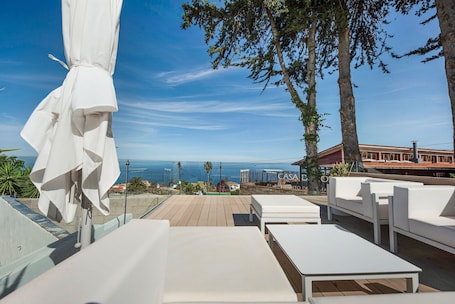 Property grounds. "Loft la Matanza" with Sea View, Mountain View, Pool, Terrace & Garden