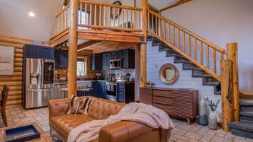 Smart TV, fireplace, video games, books