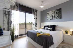 4 bedrooms, iron/ironing board, travel cot, free WiFi