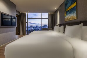 Chambre Deluxe avec lits jumeaux, vue océan