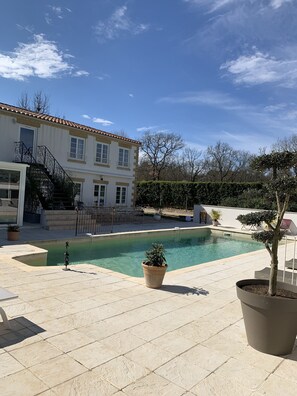 Outdoor pool - Chambre Charles Trénet (83440 CALLIAN)