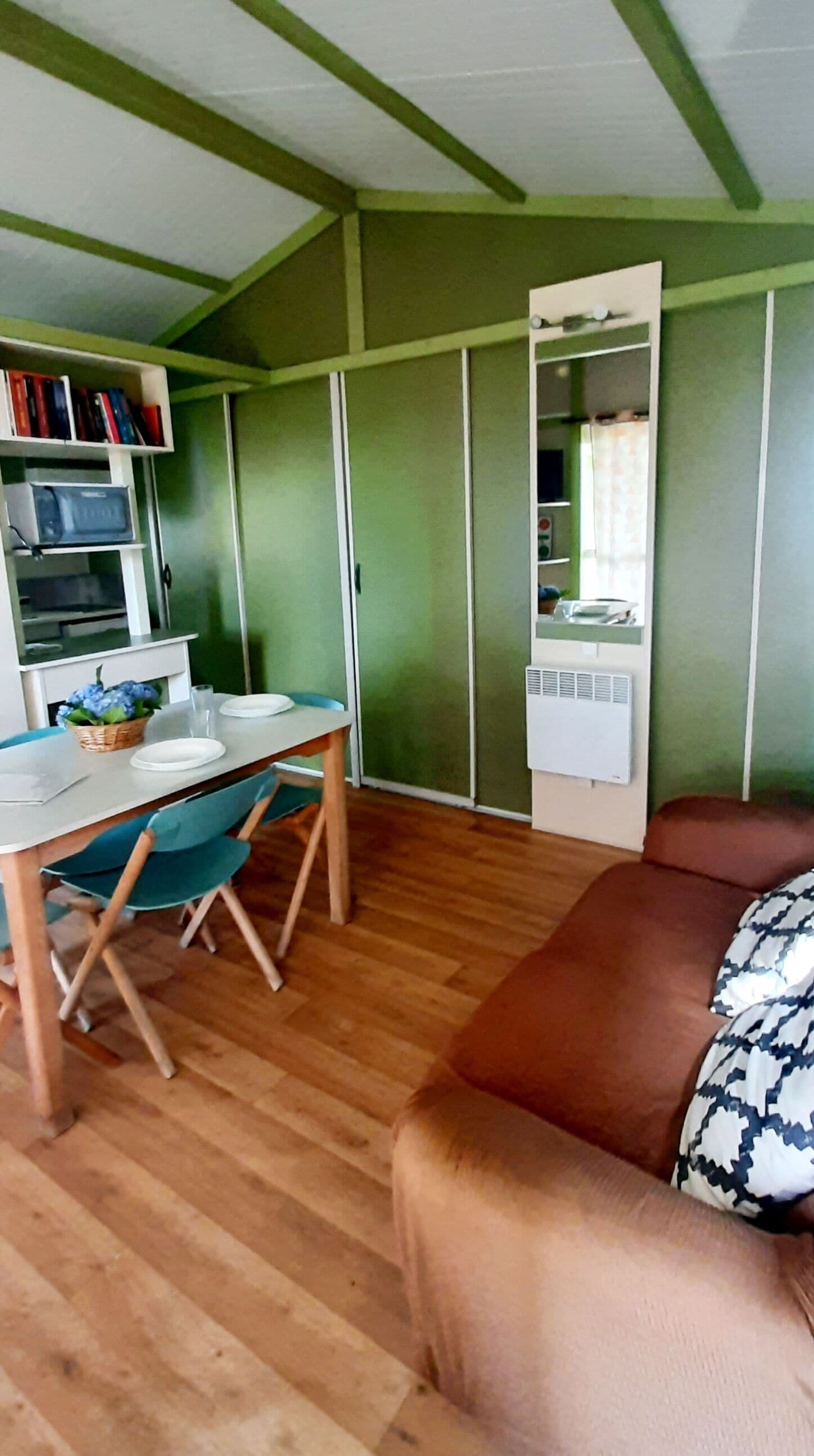 Bungalow, uitzicht op zee | Woonruimte