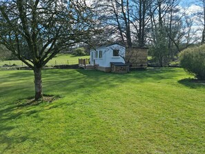 Cabin | Property grounds - Riverside Cabin - Sleeps 2 - Hottub - Parking (Oswestry)