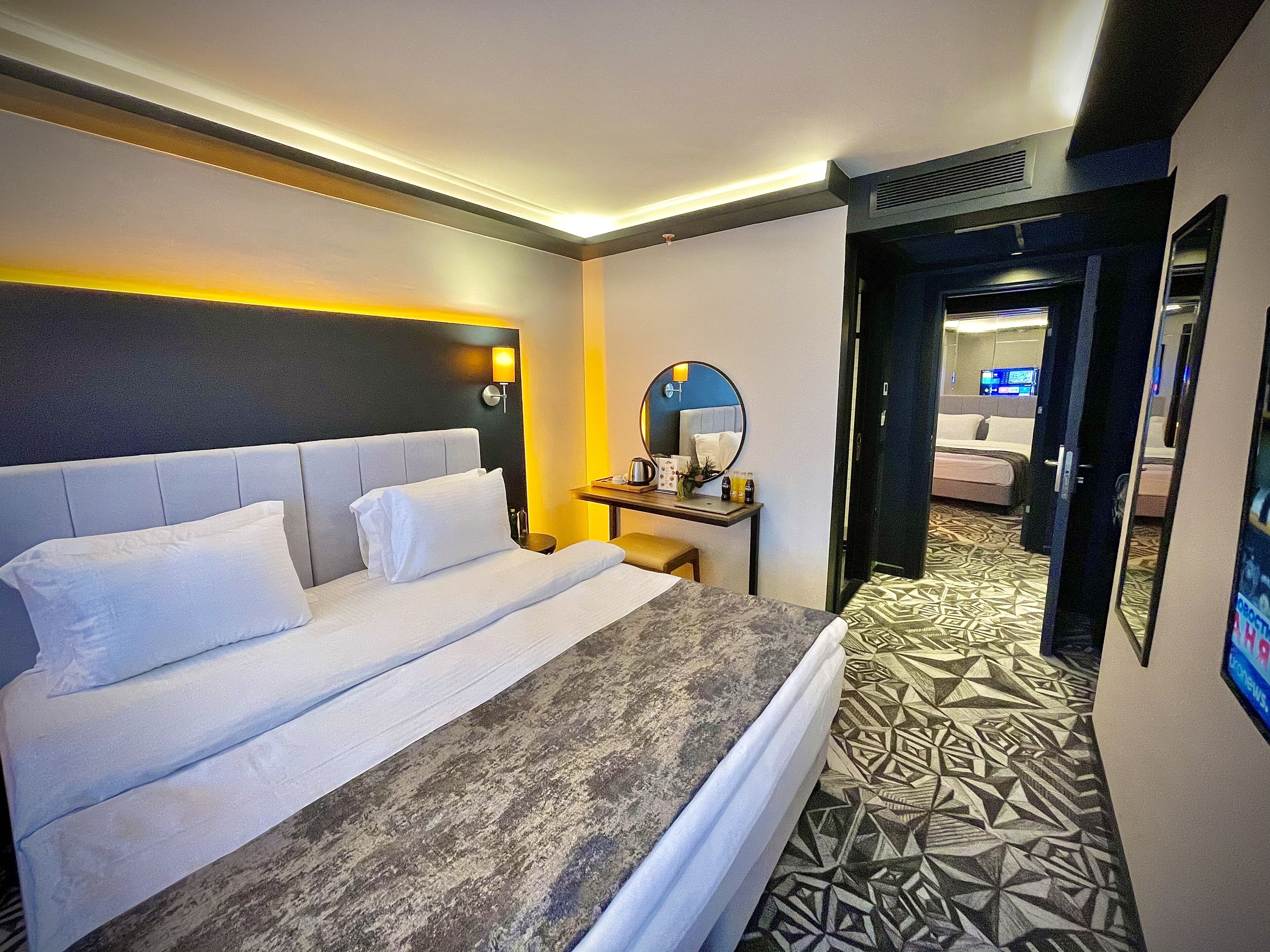 superior room, connecting rooms (family) | premium bedding, minibar, in-room safe, desk