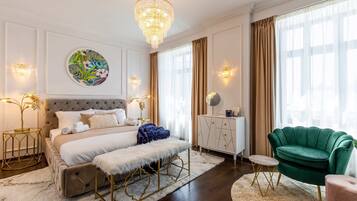 1 makuuhuone, silitysrauta/-lauta, vauvan matkasänky, ilmainen Wi-Fi