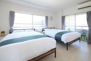 2 habitaciones, escritorio, tabla de planchar con plancha y wifi gratis 