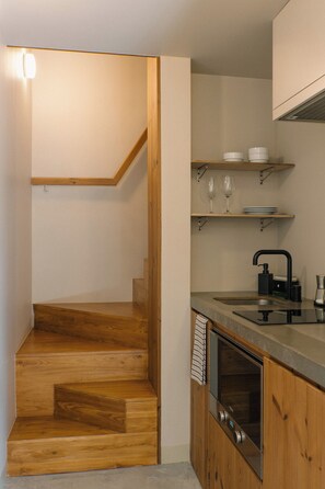 Apartamento, terraza | Cocina privada