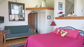 1 habitación, tabla de planchar con plancha, wifi gratis y ropa de cama