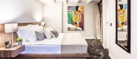 1 slaapkamer, lakens van Egyptisch katoen, luxe beddengoed