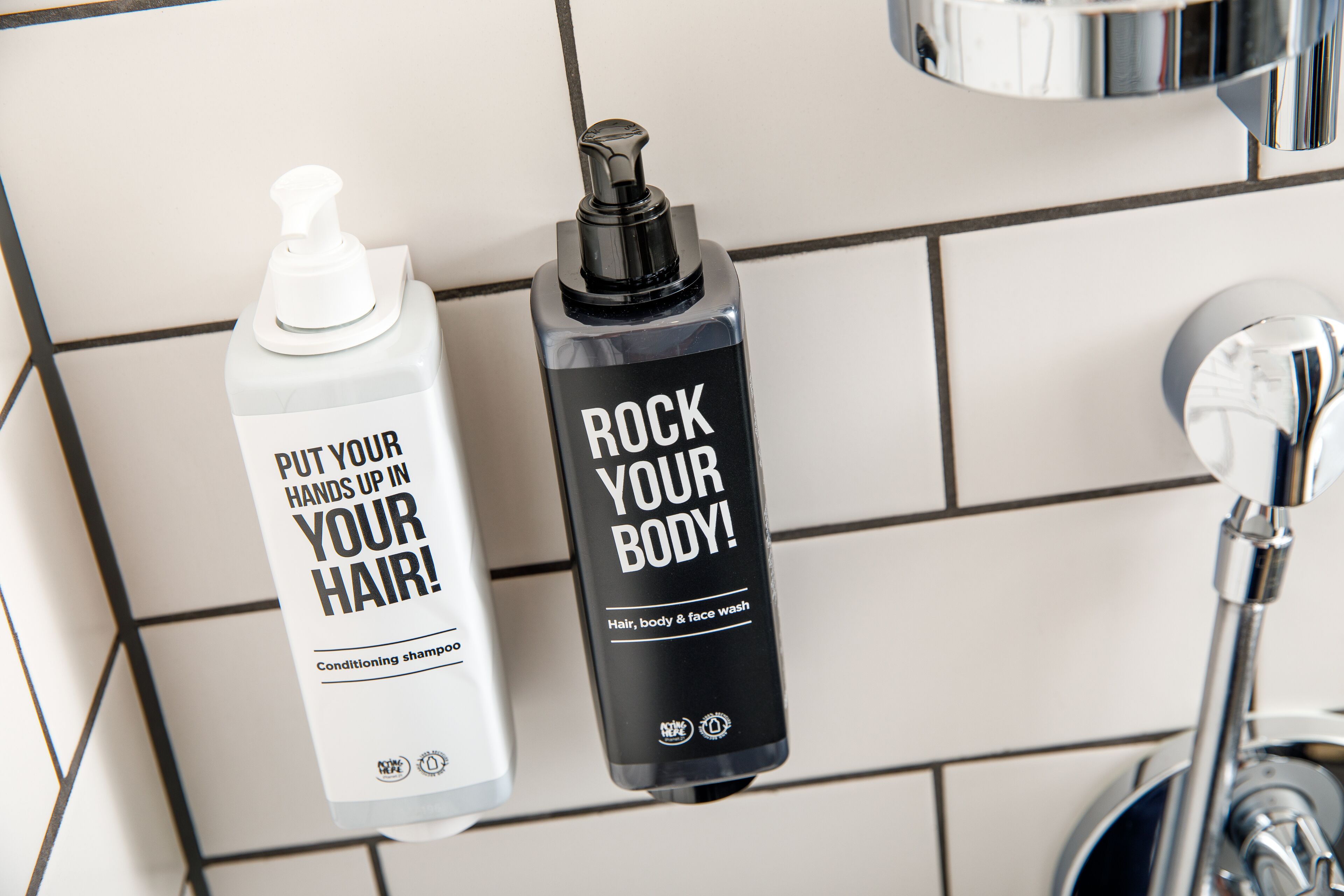 shower, rainfall showerhead, eco-friendly toiletries, towels