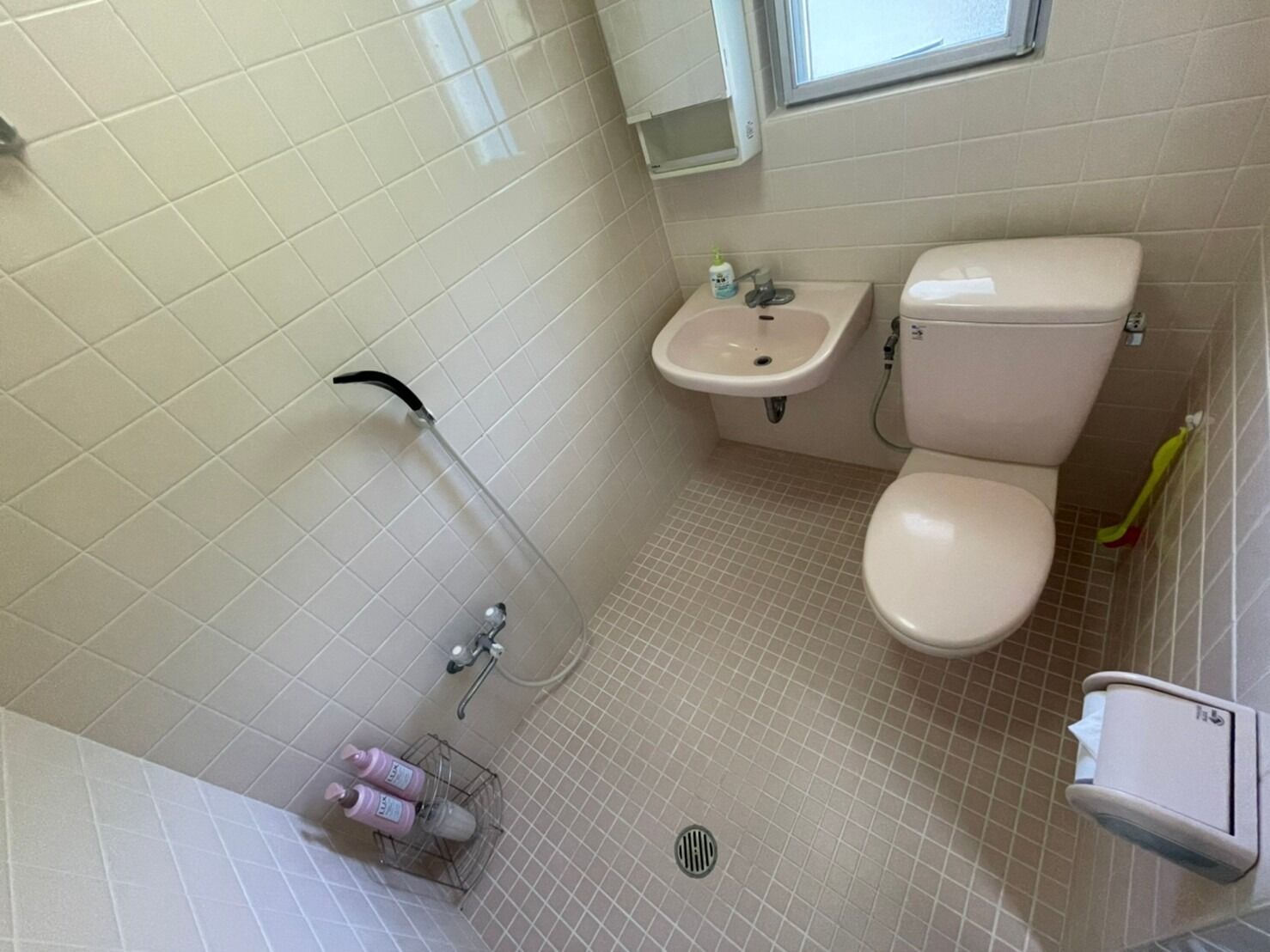 Hair dryer, towels