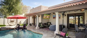 Quiet Desert Oasis on Golf Course w/ Heated Pool
