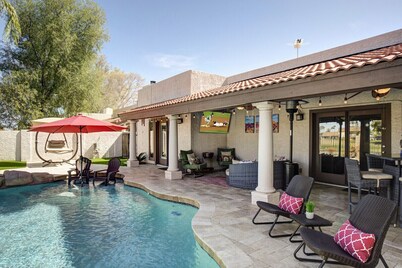 Quiet Desert Oasis on Golf Course w/ Heated Pool