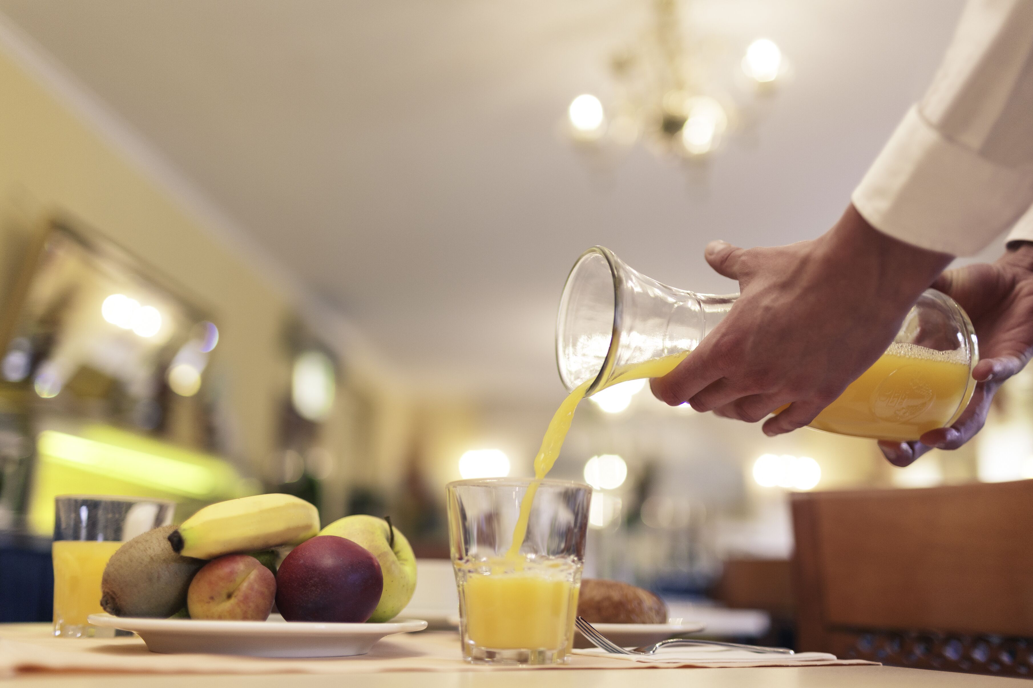 daily buffet breakfast (eur 21 per person)