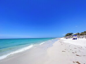 En la playa 