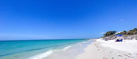 On the beach