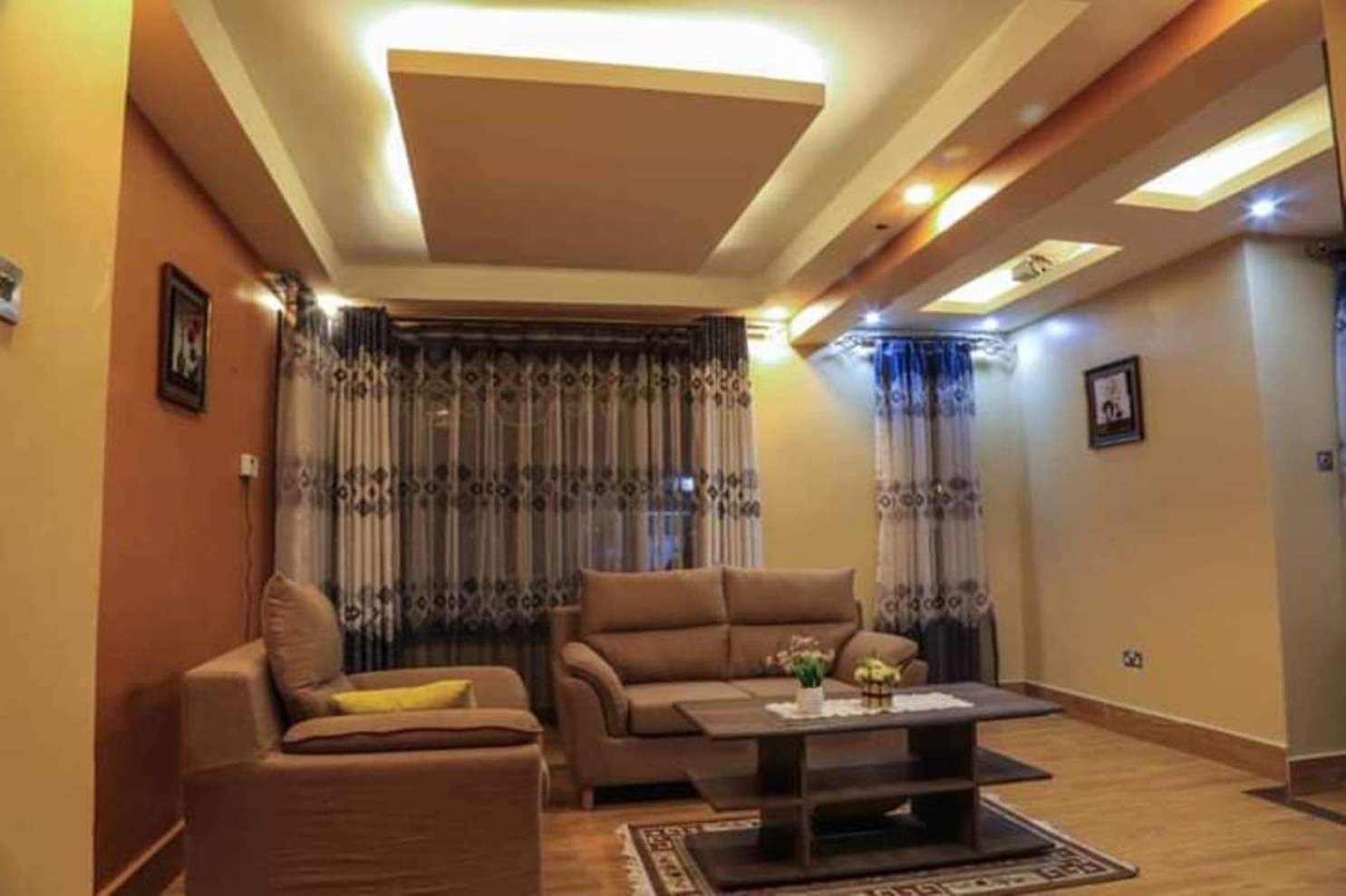 Family Apartment | Living area | 28-inch TV with digital channels