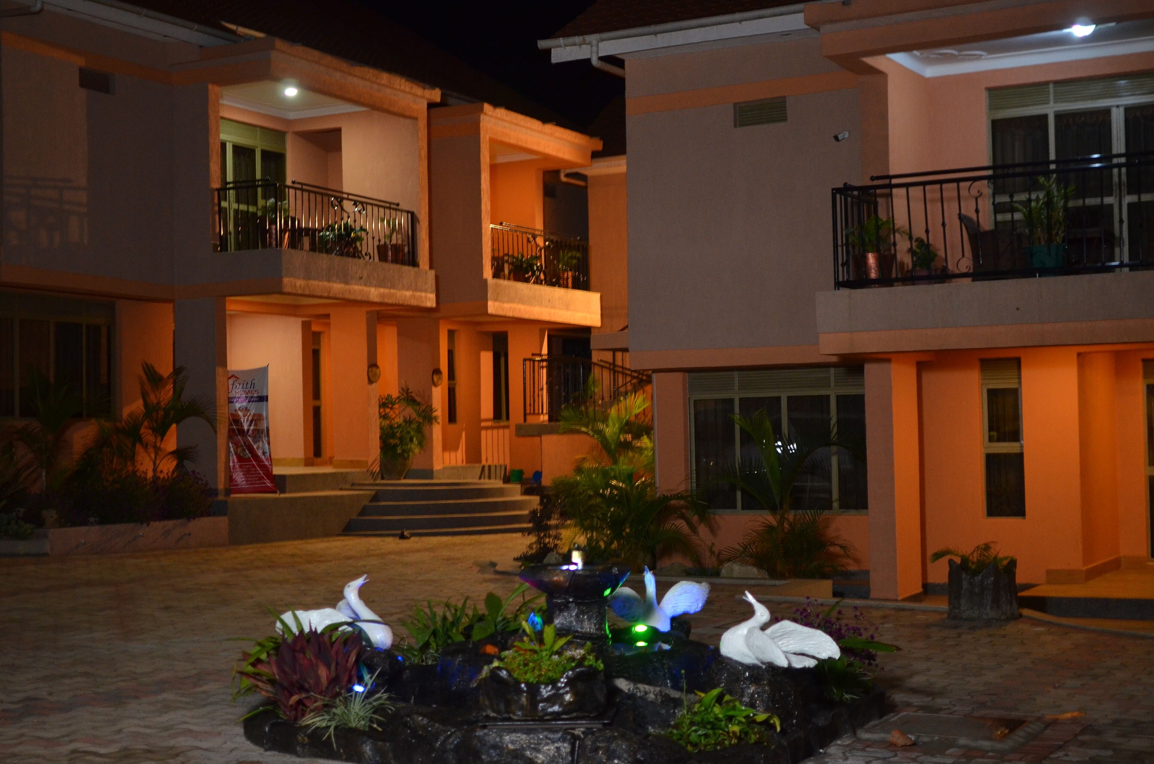 Front of property - evening/night