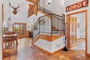 Interior - Newly Remodeled! Cedar Log Cabin with Gas Fireplace & Screened Porch (Branson)