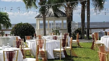 Area per ricevimenti all'aperto