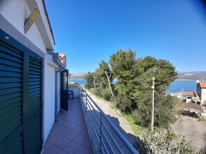 Apartment, 2 Queen Beds | Balcony - A apt W.big Terrace&great sea View, Close to Beach (Trogir)