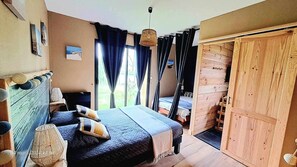 Room - Les Bord'Océanes Villa Marensine **** with a pool, sauna, and private spa (Vielle-Saint-Girons)