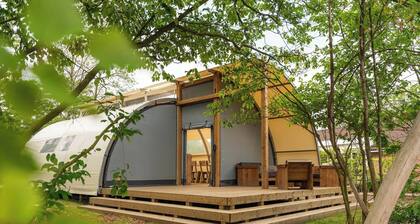Panorama Lodge met privé sanitair ~ en weids uitzicht