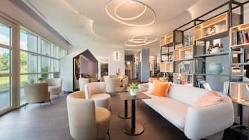 Sala de estar en el lobby