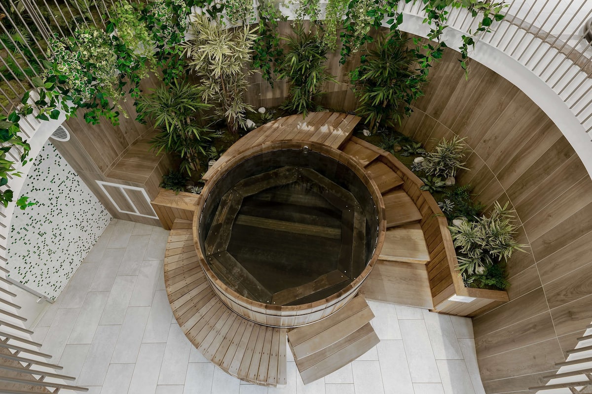 Juniorsvit - 1 kingsize-säng | Spa | Behandlingsrum för par, bastu, ångbastu och turkiskt bad/hamam