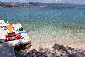 Apartment, 2 Queen Beds | Beach - B - apt With Patio & sea View, Close to the Beach (Trogir)