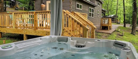 Baignoire à remous extérieure