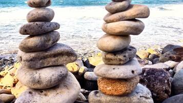 Beach nearby, beach towels