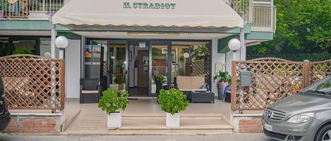 Fassade der Unterkunft