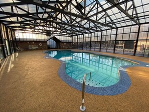 Indoor pool, a heated pool